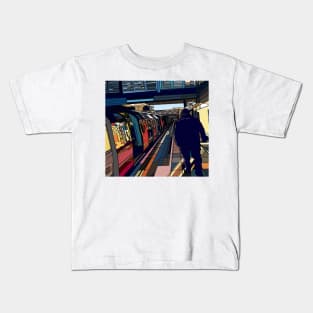 Jubilee Platform, Stratford Station E15 Kids T-Shirt